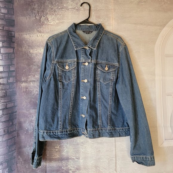 Lands' End Jackets & Blazers - Lands End Jean Jacket Size XL 18-20